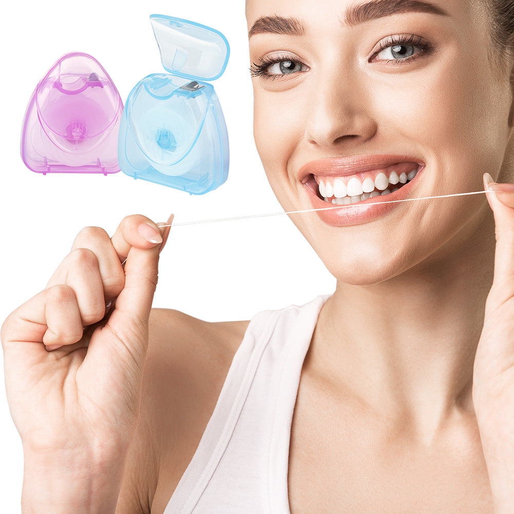 Hilo Dental con Sabor a Menta - 50m Palitos Desechables
