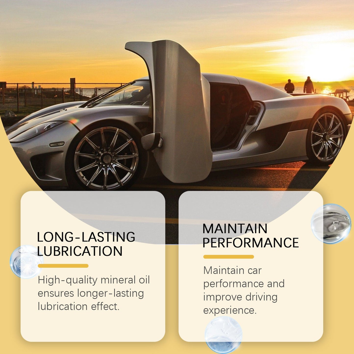 Automotive Care Grease, Automotive Parts Maintenance Multi-Function Lubrication Axle Clean Grease - Korvel