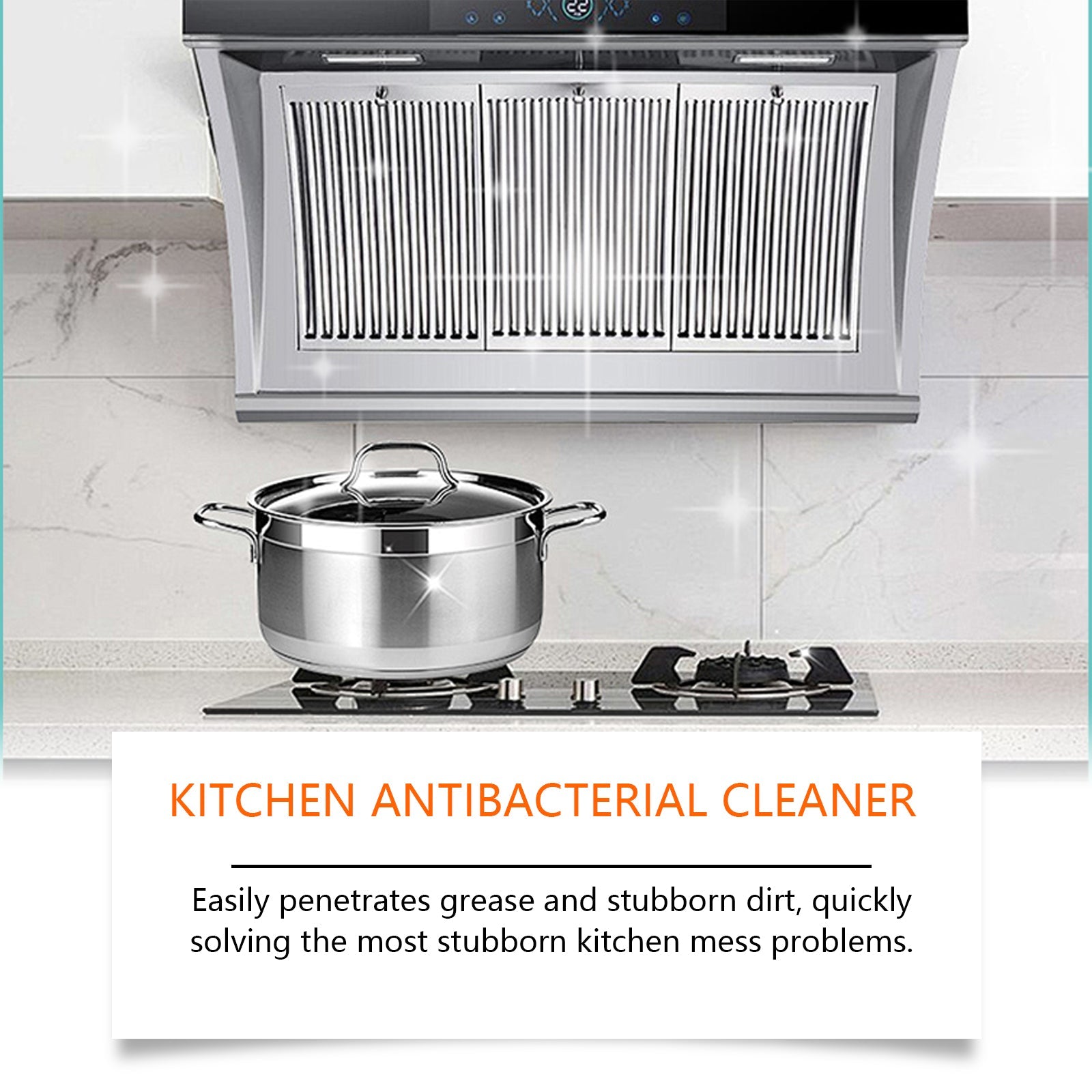 Kitchen Spray Cleaner, Kitchen Stove Hood Cleaning Oil And Dirt Removal Cleaner - Korvel