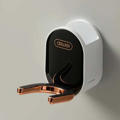 Wall Mounted Hair Dryer Holder Foldable Bathroom Wall Organizer Storage Holder Home Hair Brush Storage Bracket Hair Dryer Rack - Korvel