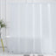 Extra Long Frosted Plastic Shower Curtain Liner with Metal Eyelets