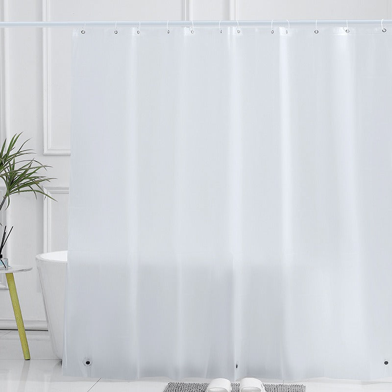Extra Long Frosted Plastic Shower Curtain Liner with Metal Eyelets