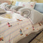 Juego de Ropa de Cama Jacquard de Cuatro Piezas de Doble Gasa