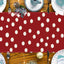 Christmas Reindeer Tablecloth with Snowflakes Design