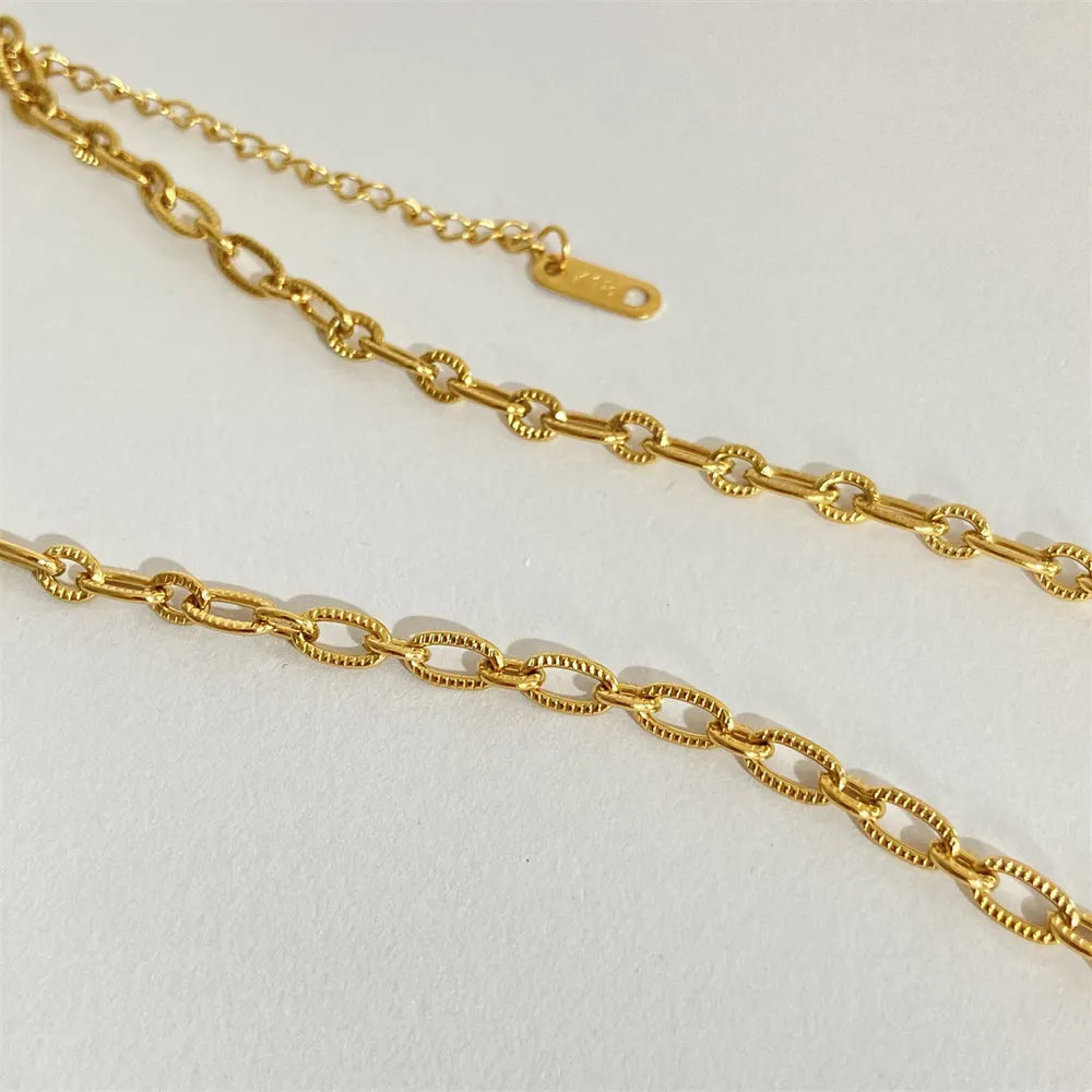 Titanium Steel Sun & Moon Necklace - Korvel