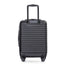 20" Carry on Luggage Lightweight Suitcase, Spinner Wheels, Black - Korvel