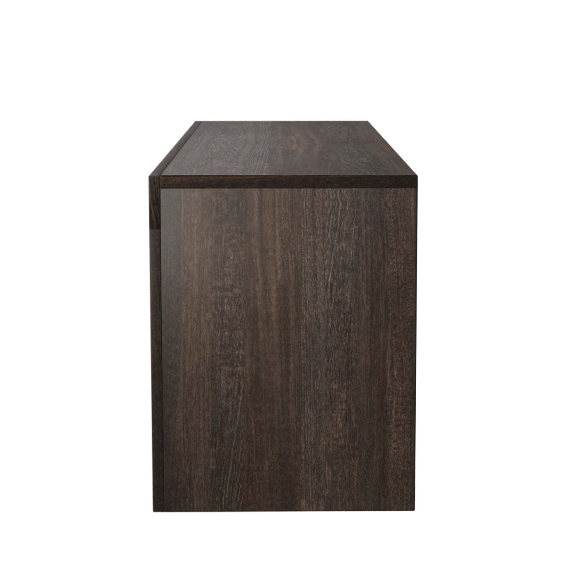 20 minutes quick assembly brown simple modern TV stand - Korvel