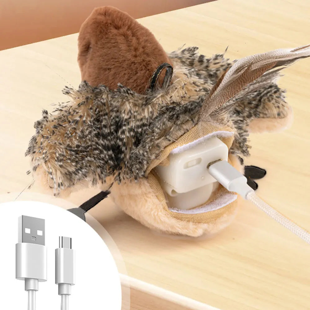 Premium Plush Teaser Sticks for Cats