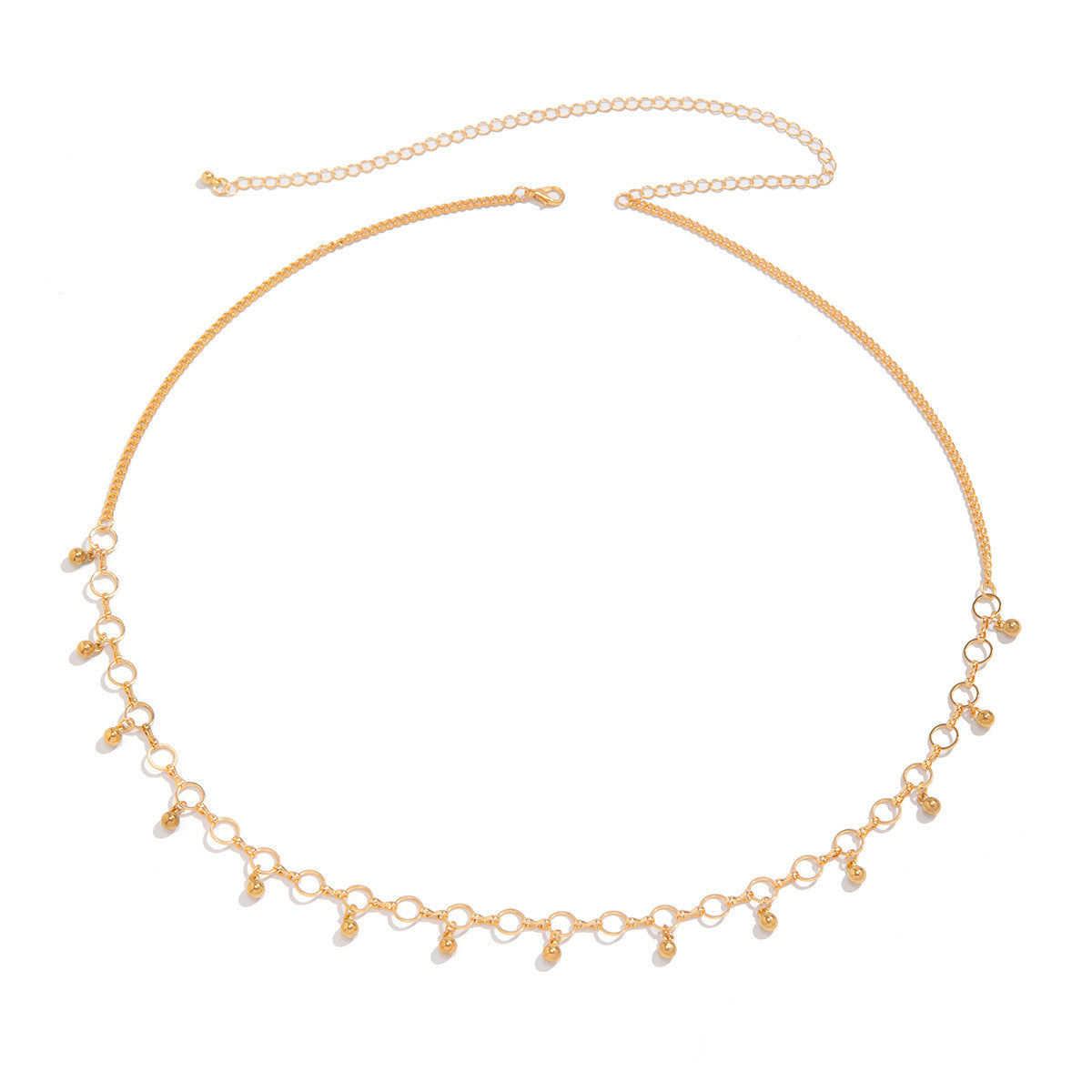 Elegant Round Bead Waist Chain - Premium Body Jewelry