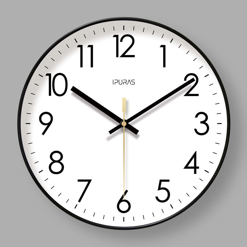 Horloge murale électronique avec calendrier 2025 - Design moderne