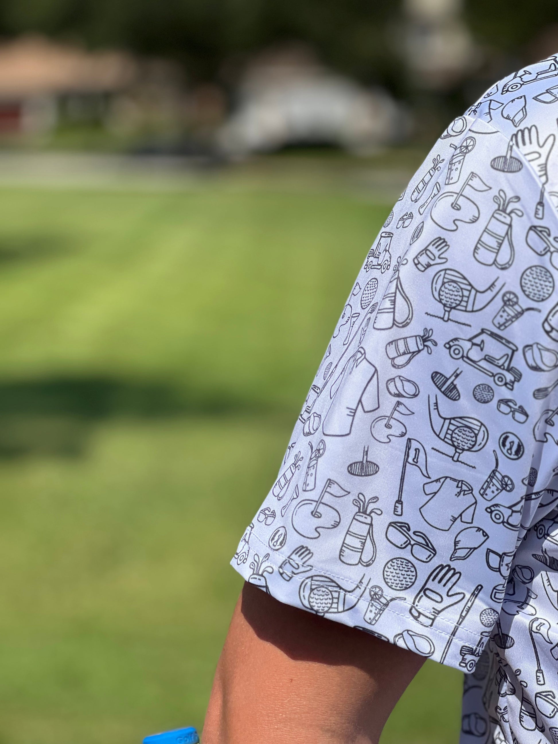 Golf Doodle Delight Polo Shirt - Korvel