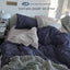 Solid Color Simple Four-Piece Set Flannel Quilt Cover INS Style Quilt Cover Dormitory Summer Washed Cotton Bedding Three-Piece Set - Korvel