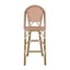 Wicker Bar Stool with Aluminum Frame - Set of 2