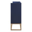 TREXM Modern Sideboard Elegant Buffet Cabinet with Large Storage Space for Dining Room, Entryway (Navy) - Korvel