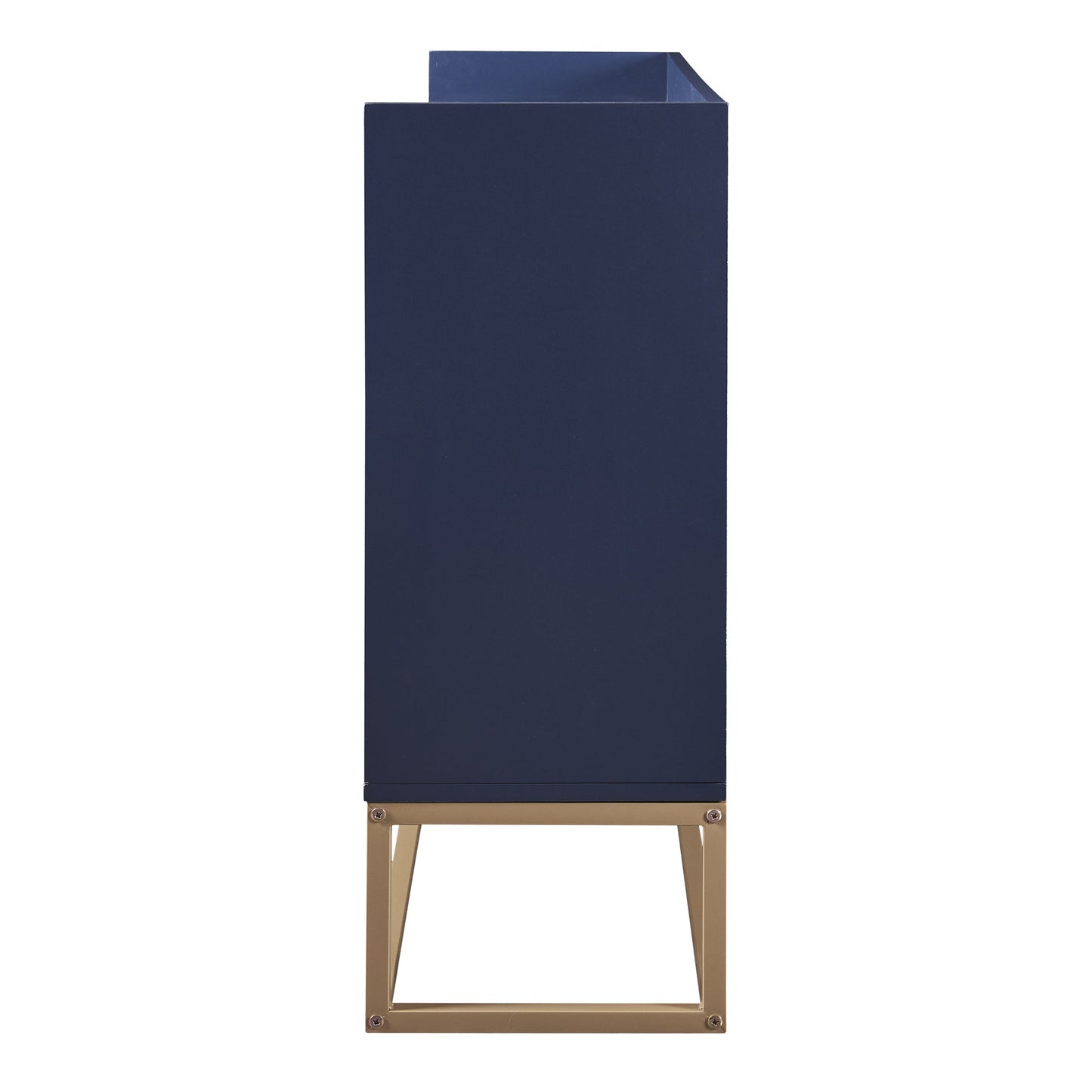 TREXM Modern Sideboard Elegant Buffet Cabinet with Large Storage Space for Dining Room, Entryway (Navy) - Korvel