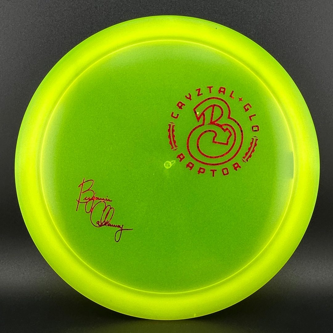 CryZtal Glo Raptor - Disco de Golf de Primera Calidad