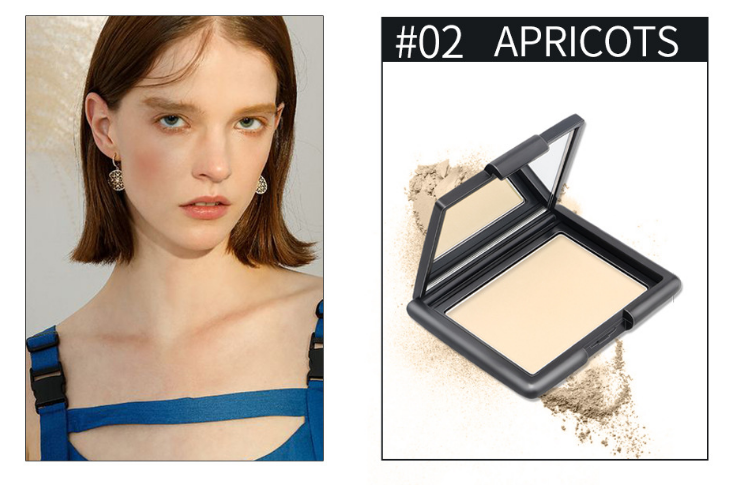 Polvo de Maquillaje Impermeable de Larga Duración QIBEST
