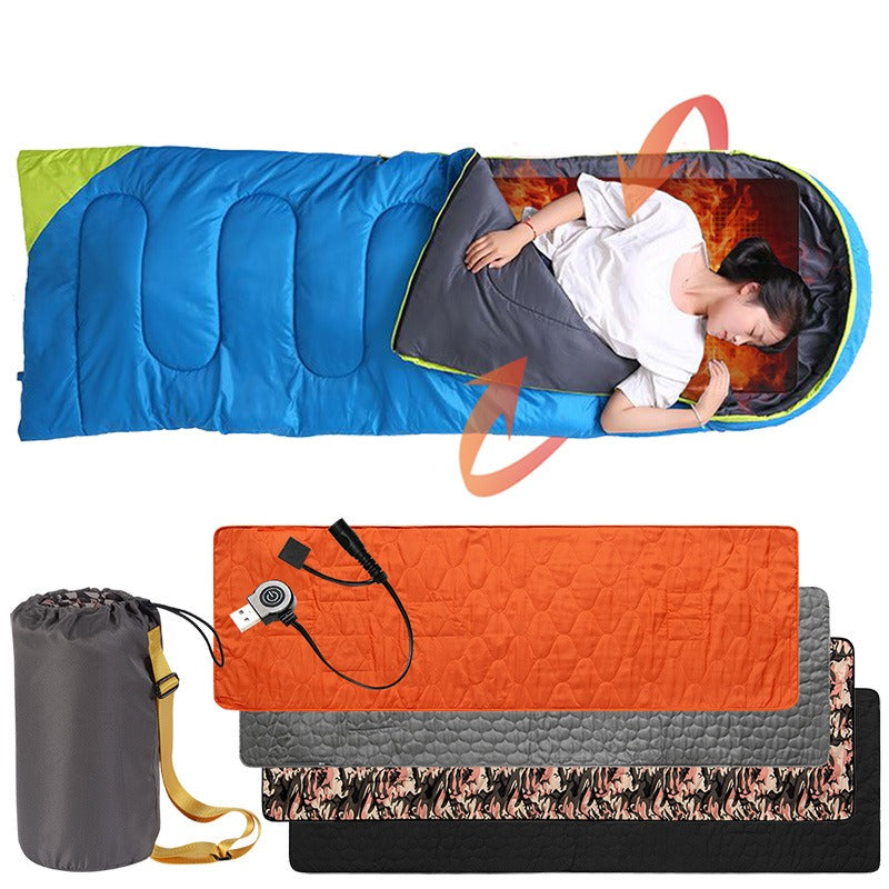Winter New Smart Charging Portable Heating Sleeping Pad Outdoor Camping Sleeping Bag Pad Individual Camping Thermal Pad - Korvel