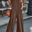 V-Neck Wide Strap Jumpsuit