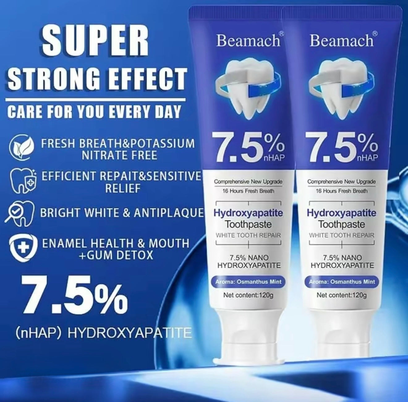 Pasta de Dientes NanoSmile Repair - Cuidado del Esmalte Sin Flúor
