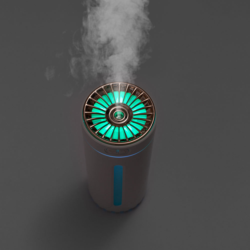 Humidificador de Aromaterapia Portátil USB para Coche con Luz Nocturna