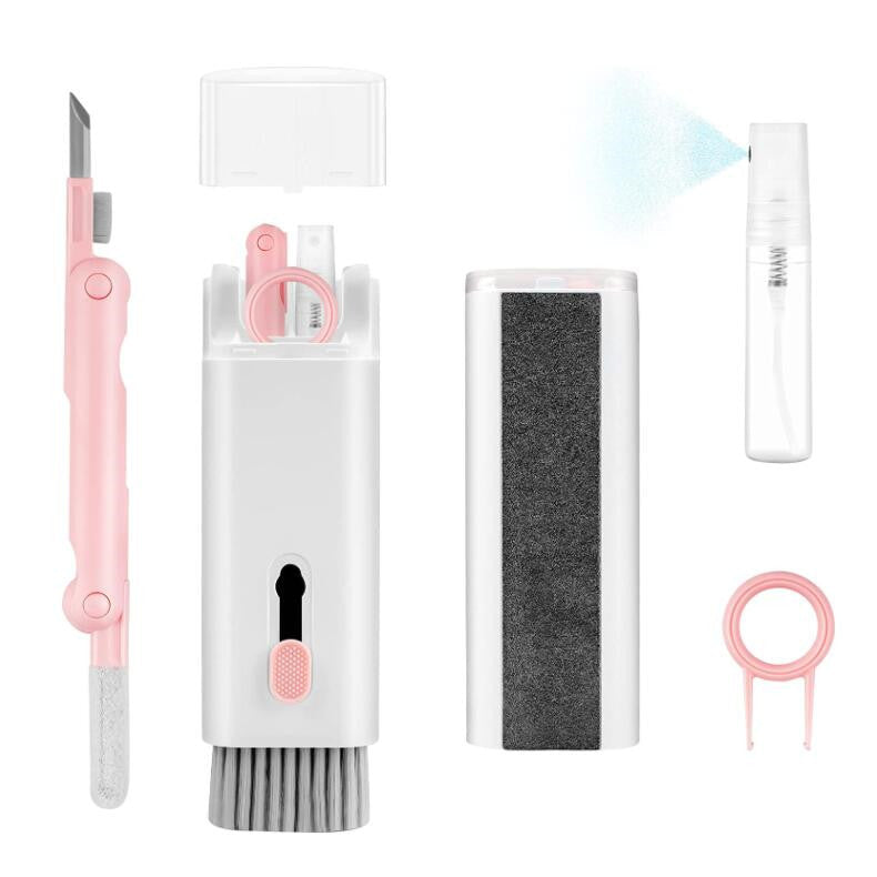 7 in 1 Multifunctional Cleaning Kit Keyboard Cell Phone Screen Cleaning Artifact Bluetooth Headset Mini Cleaning Pen - Korvel