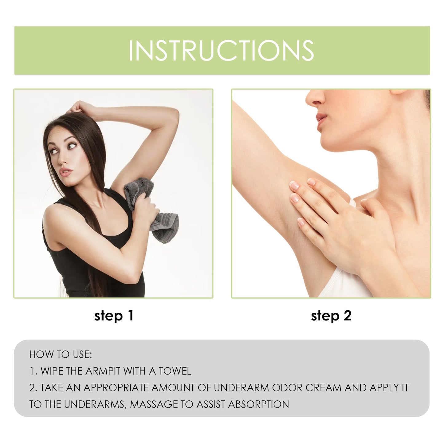 Premium Armpit Deodorant Cream for Freshness
