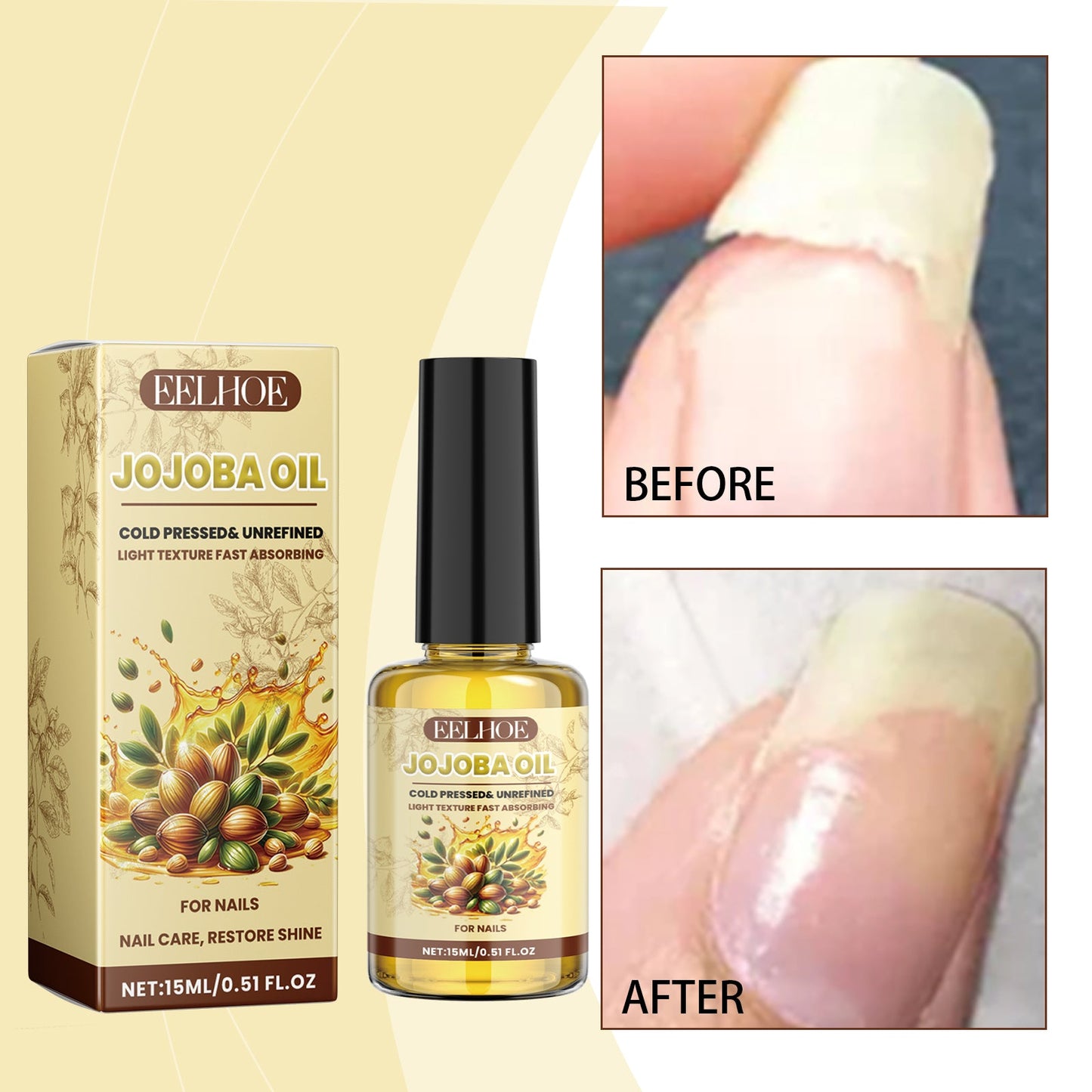 Jojoba Oil for Nails - Nourishing Nail Care Base Oil