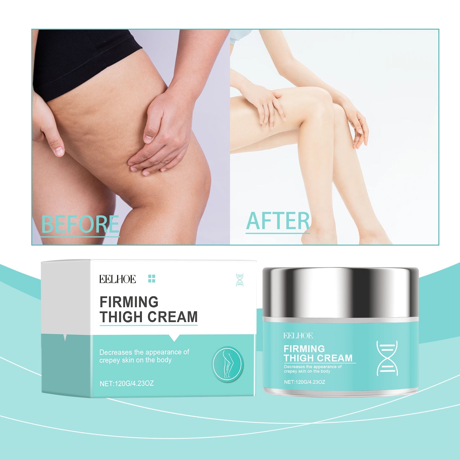 Leg Care Cream Nourishes Leg Skin Daily With Light, Non-Sticky Massage Moisturizing Cream - Korvel