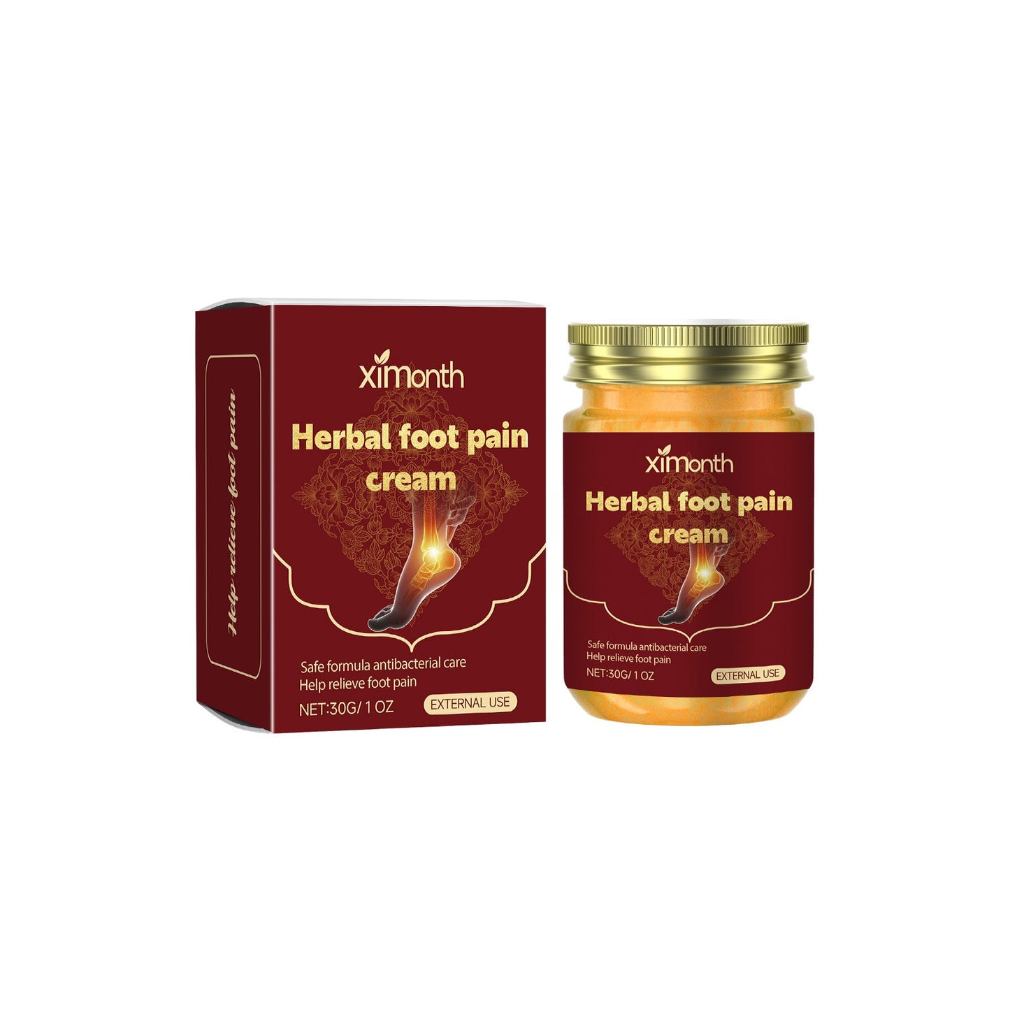 Herbal Foot Care Cream, A Gentle Herbal Formula For A Soothing Massage Foot Cream - Korvel