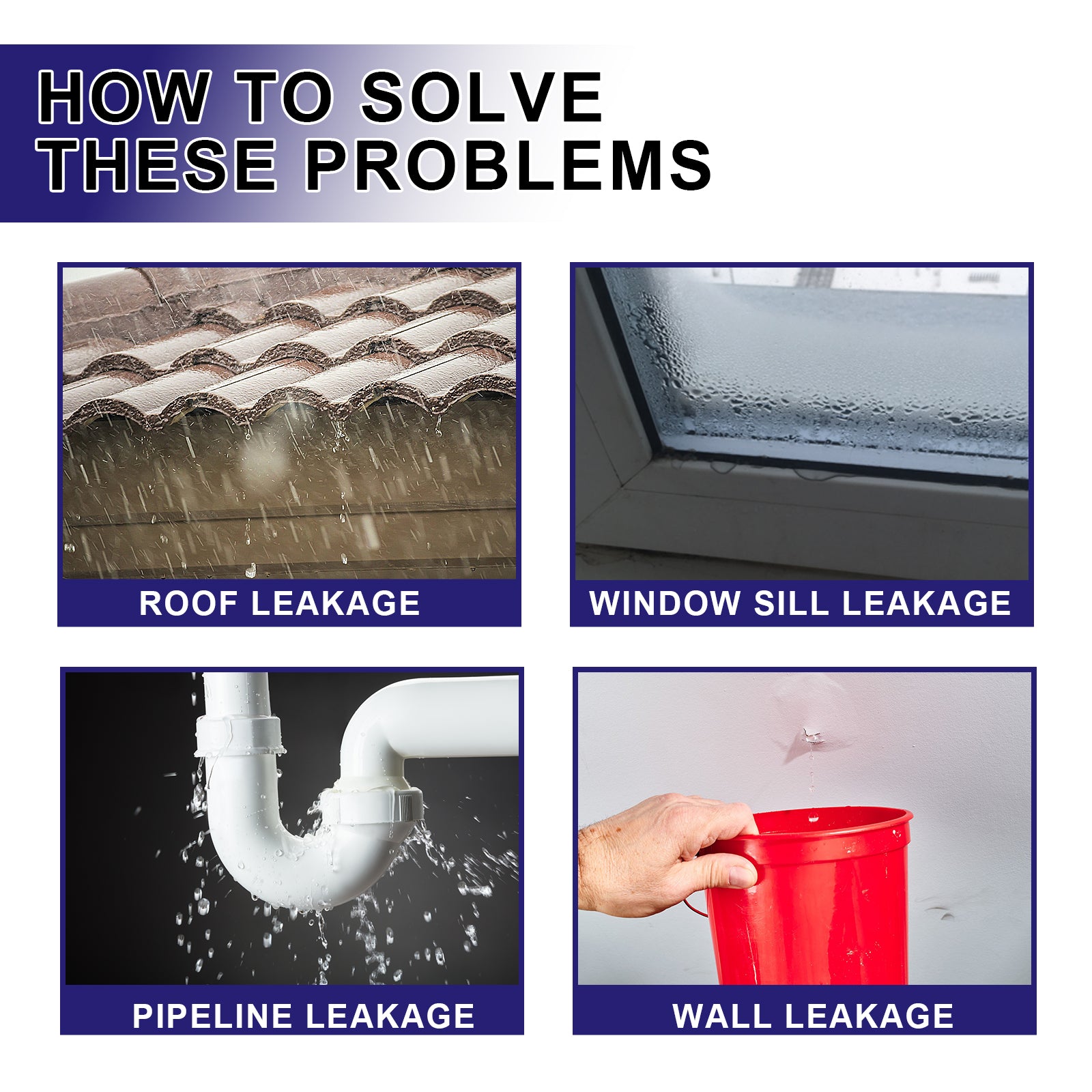 Invisible Waterproof Agent, Toilet Kitchen Waterproof Paint Exterior Wall Balcony Roof Tile Leak Repair Glue - Korvel
