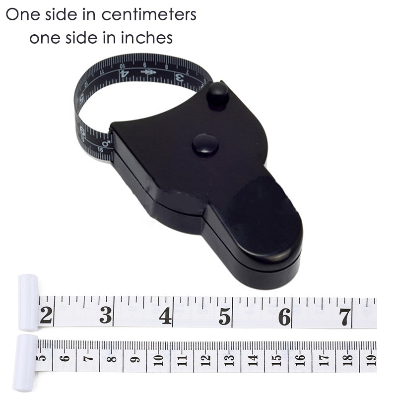 Body Measuring Tape Automatic Telescopic Tape Measure Measuring Film for Body Metric Centimeter Tape 1.5M Sewing Tailor Meter - Korvel
