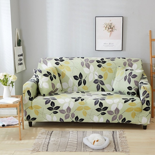 Housse de canapé élégante à fleurs - Design tout compris