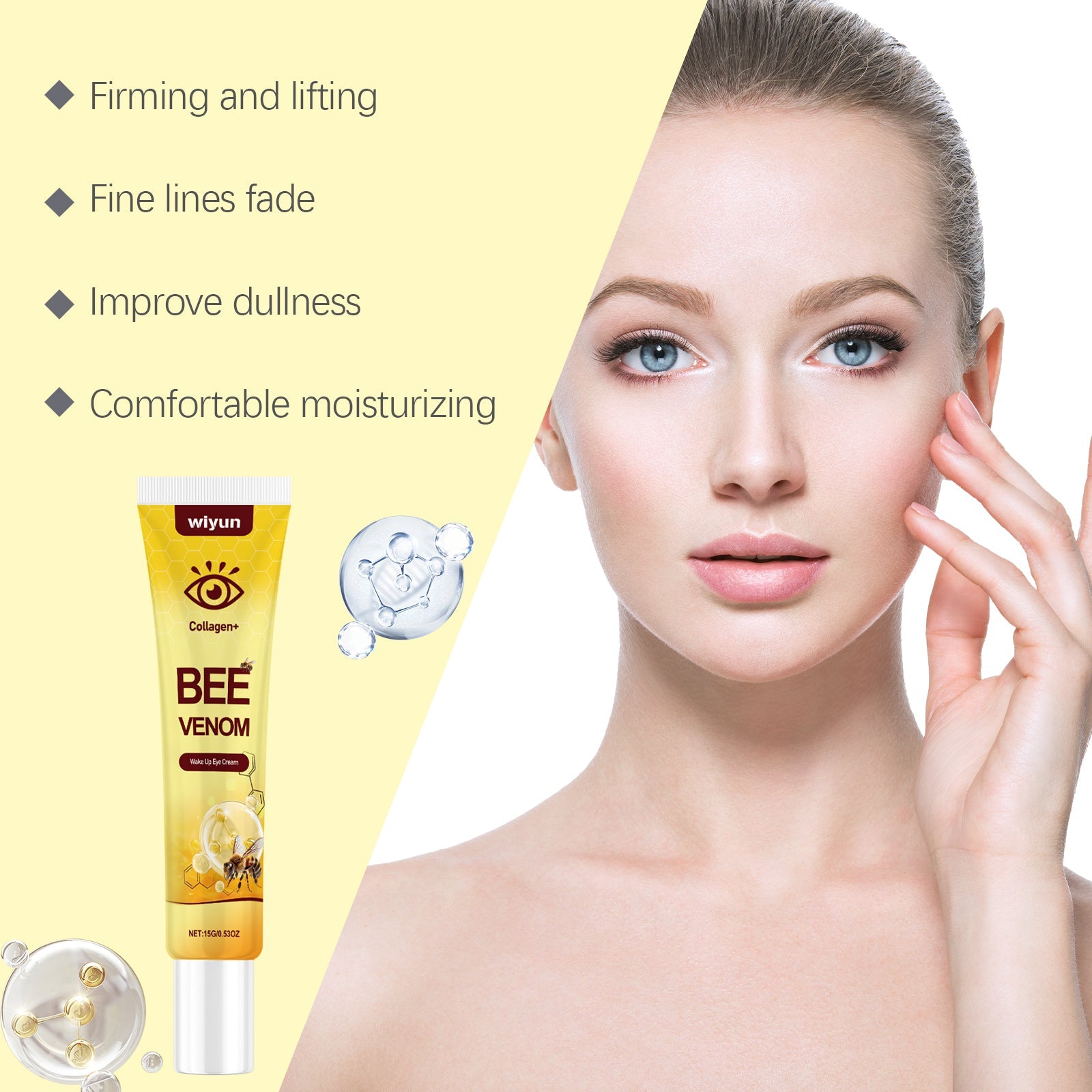 Firming Eye Cream Moisturizes The Skin Around The Eyes And Hydrates And Hydrates The Skin Firming And Moisturizing Eye Cream - Korvel