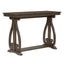 48-Inch Rustic Vintage Console Table --- Farmhouse Style Entryway Table with Open Shelf and Sturdy Construction (Walnut) - Korvel