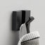 Folding Towel Hanger 2ways Installation Wall Hooks Coat Clothes Holder for Bathroom Kitchen Bedroom Hallway, Black Gold - Korvel