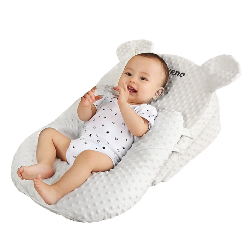 Four season anti milk overflow and choking pillow baby feeding tool baby anti spitting slope pad - Korvel