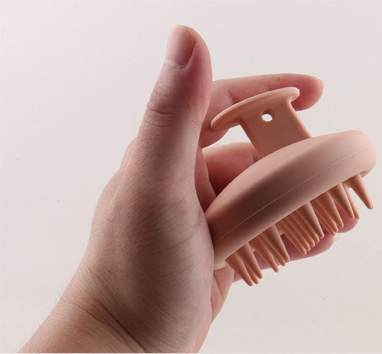 Massage silicone hair brush, head massage comb, scalp cleaning massage brush, hair comb - Korvel