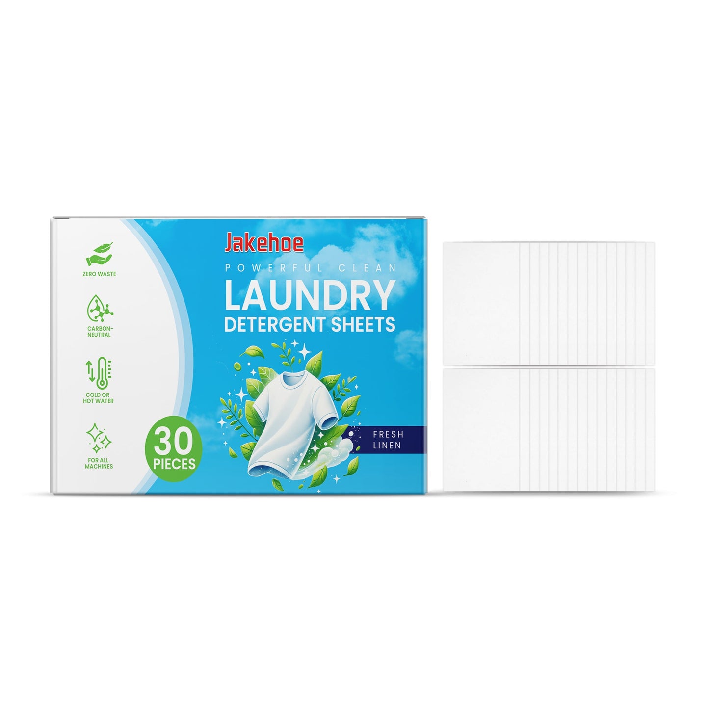 Laundry Detergent Sheet Gentle Cleaning And Decontamination Handy Household Laundry Bubble Paper - Korvel