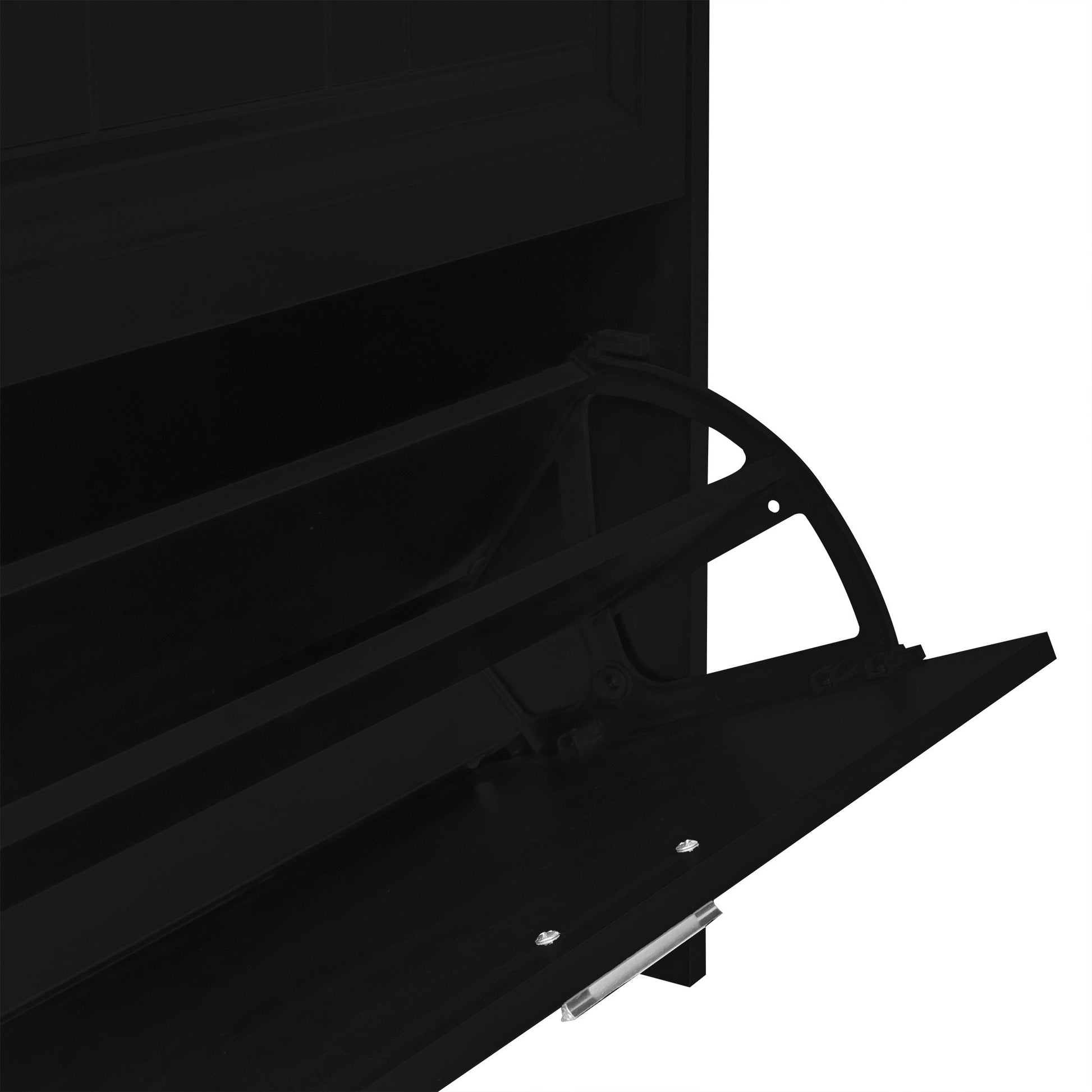 U-Can Shoe Storage Cabinet for Entryway with 3 Flip Drawers, Modern Shoe Organizer Cabinet, Free Standing Shoe Rack Black - Korvel