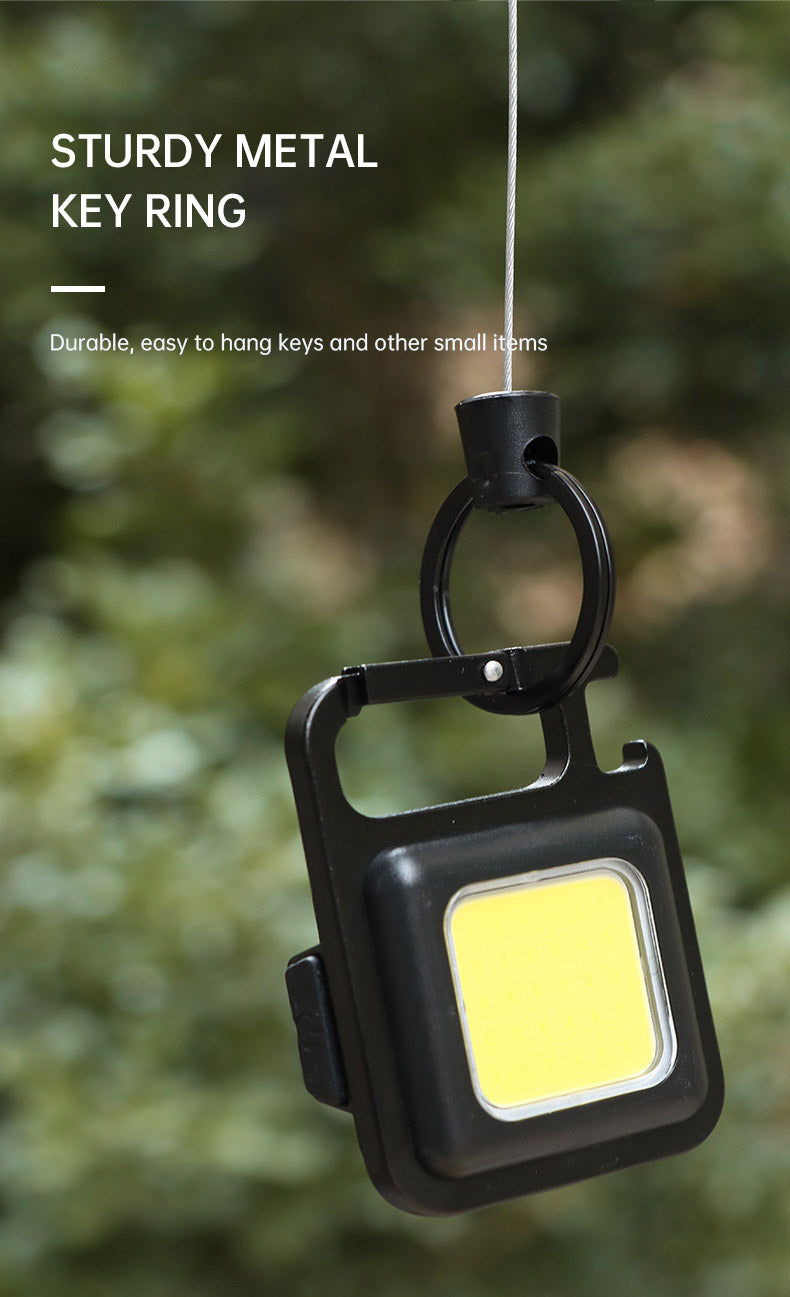 New Outdoor Automatic Retractable Wire Rope Luya Anti-theft Tactical Keychain Telescopic Keychain Retractable Hook Tool - Korvel