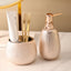 Rose Gold Ceramic Tooth Brushing And Washing Set 4 Pieces - Korvel