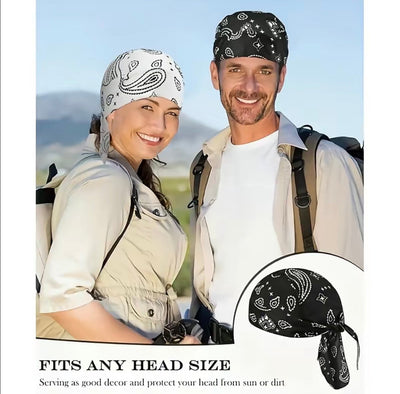 FlexCool Pirate Head Wrap Cap