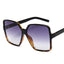 Higody Fashion Women Oversize Sunglasses Gradient Plastic Brand Designer Female Sun Glasses UV400 lentes - Korvel