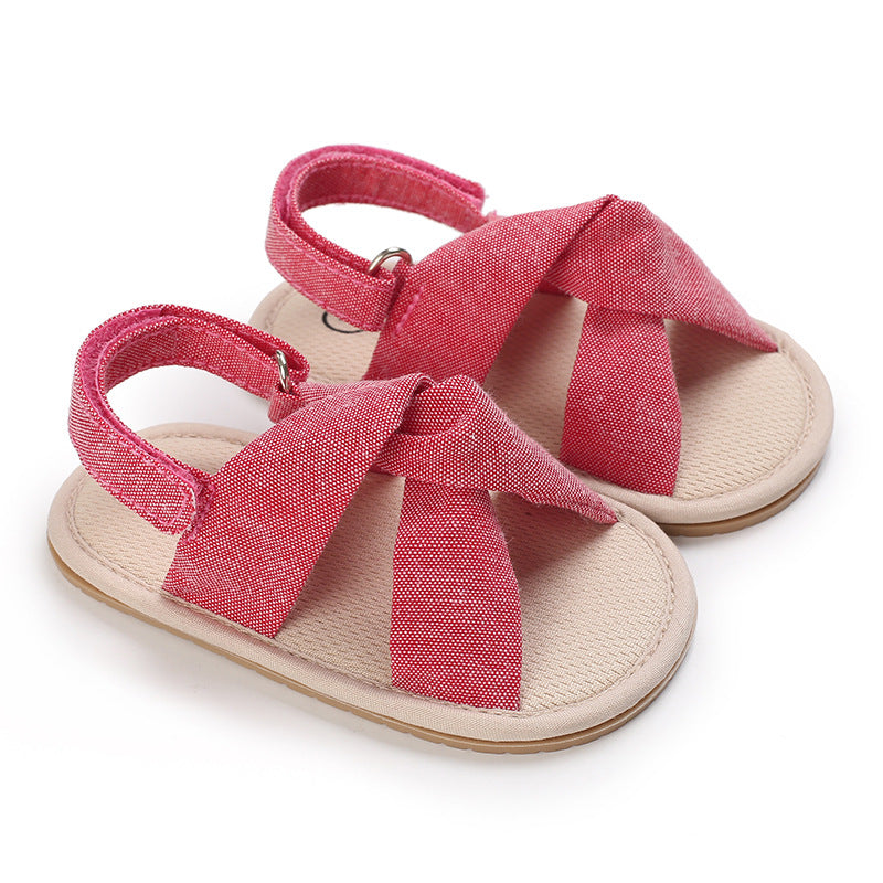 Toddler Shoes 0-1 Year Old Baby Girl Summer Sandals Soft Bottom Breathable Baby Shoes - Korvel