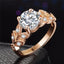 Crystal Silver Cubic Zirconia Wedding Ring - Korvel