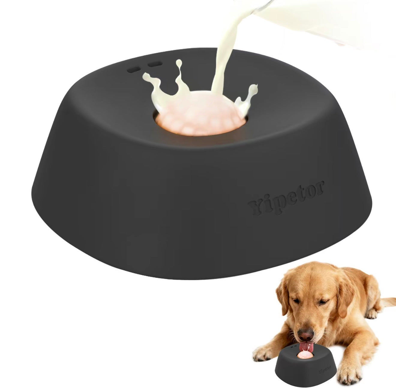 SpillGuard Lick Bowl for Mess-Free Liquid Treats