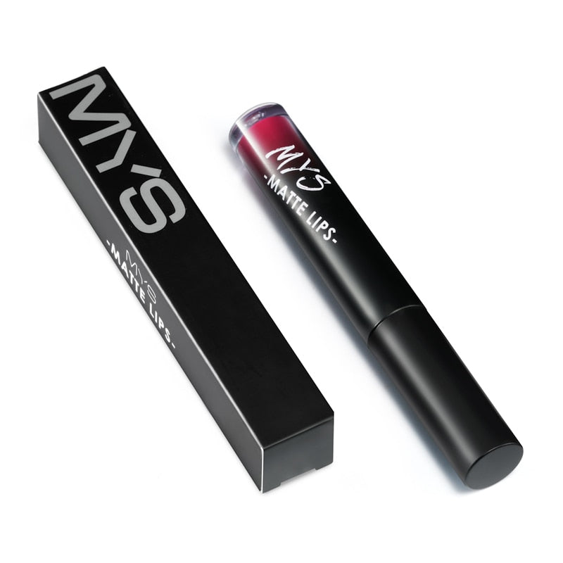 Tinte de Labios Líquido Mate MYS - Impermeable y de Larga Duración