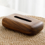 Solid wood tissue box simple household paper box hotel dining table office wooden paper box - Korvel