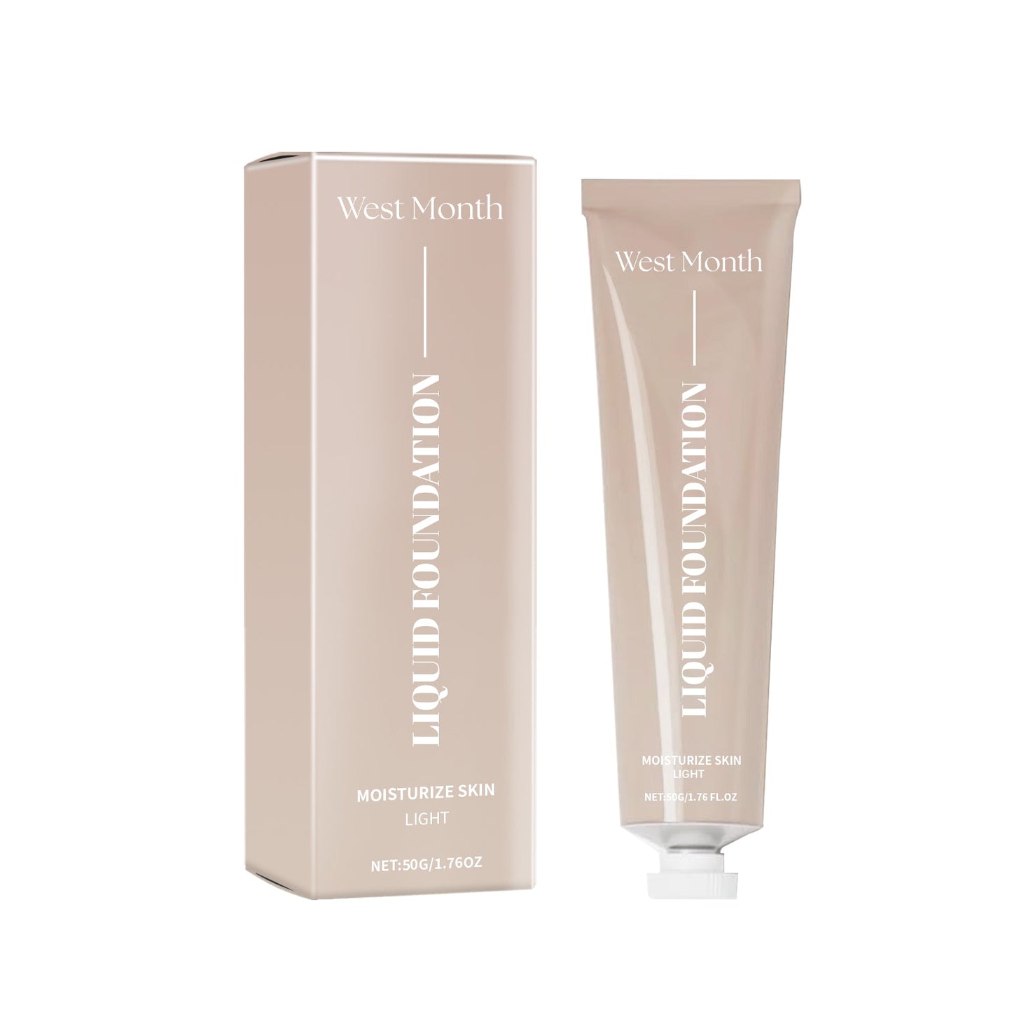 Moisturizing Liquid Foundation, Long-Lasting Moisturizing Refreshing Moisturizing Light Moisture Liquid Foundation - Korvel